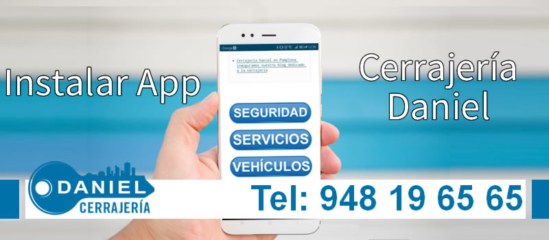 Instalar App Cerrajería Daniel Pamplona