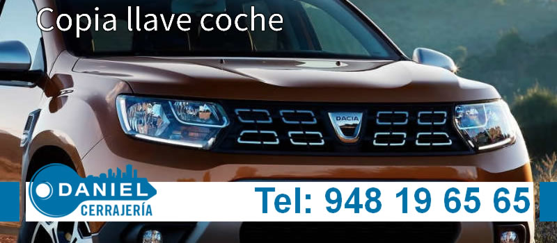 Copia de llaves de coche Dacia en Pamplona