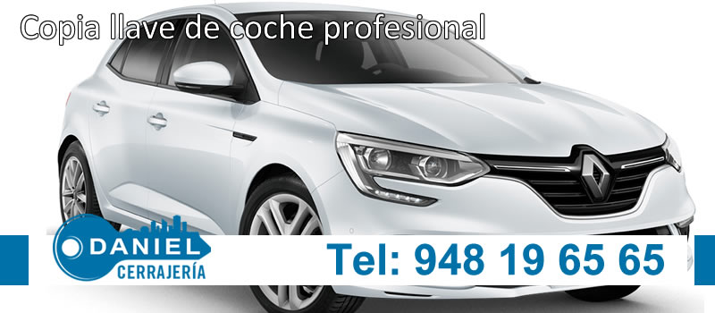 Copia de llaves de coche Renault en Pamplona