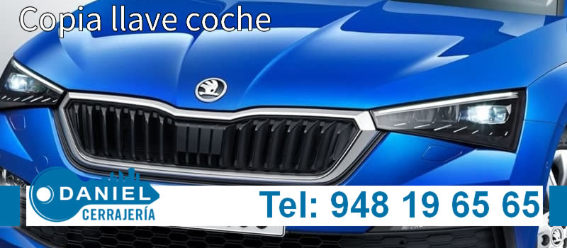 Copia de llaves de coche Skoda en Pamplona