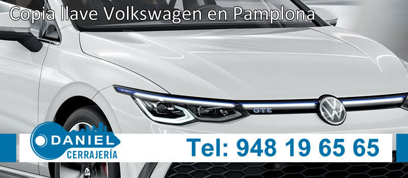 Copia de llaves de coche Volkswagen en Pamplona